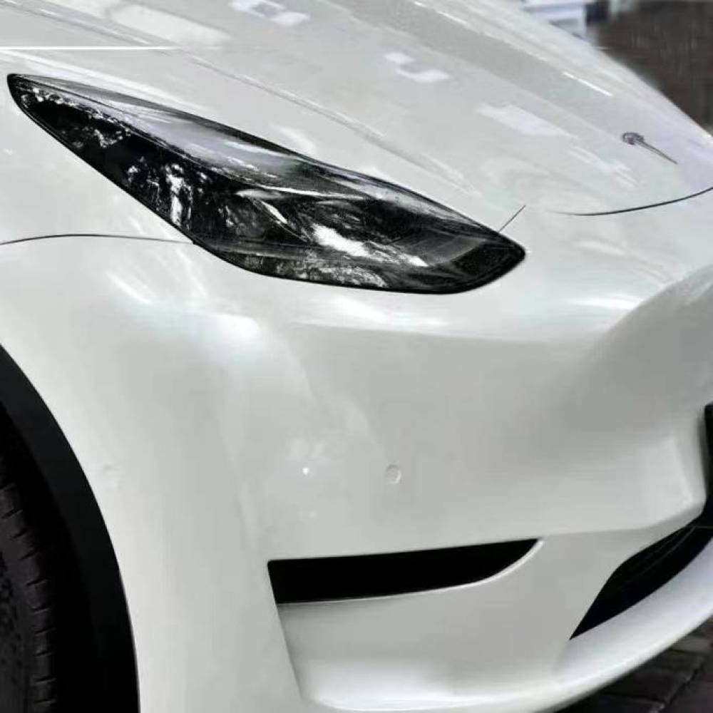  Ravoony Plus Glossy Metal Paint White Car Wrap