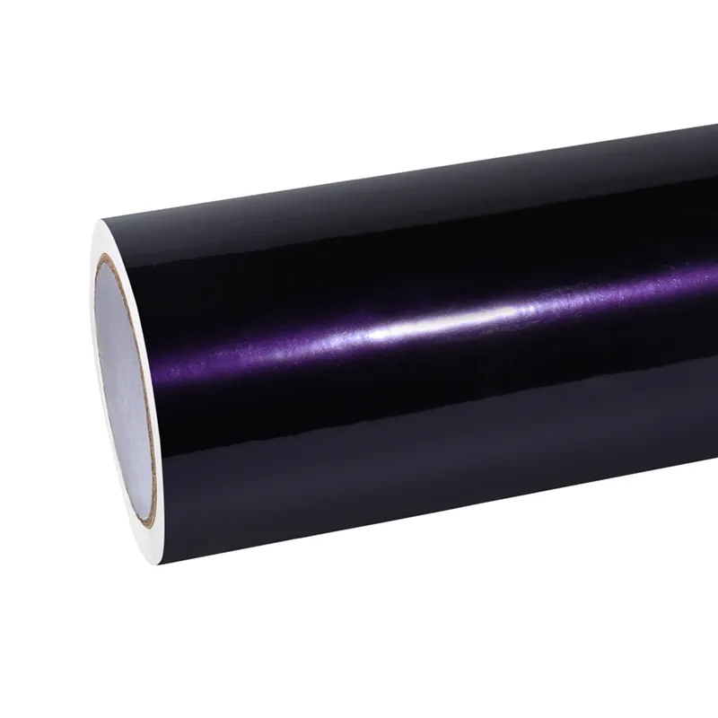 Ravoony Plus Glossy Midnight Purple Car Wrap Audi A5 Wrap