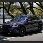 Ravoony Plus Glossy Midnight Purple Car Wrap Audi A5 Wrap