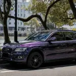 Ravoony Plus Glossy Midnight Purple Car Wrap Audi A5 Wrap