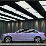 Ravoony Plus Glossy Twin Silver Purple Car Vinyl Wrap Audi A4 Wrap