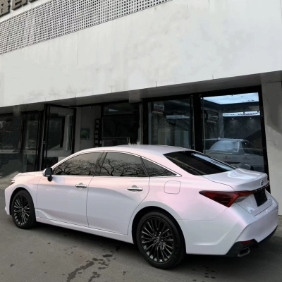 Ravoony Plus Flower Pink Car Wrap Toyota Avalon Wrap 02
