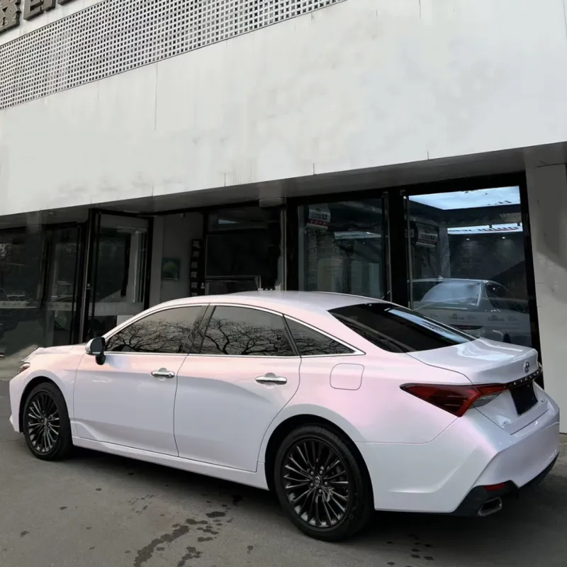 Ravoony Plus PET Flower Pink Car Wrap Toyota Avalon Wrap
