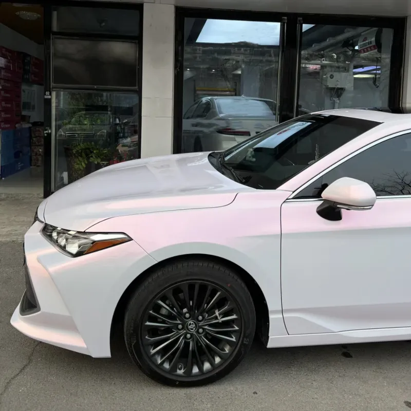 Ravoony Plus PET Flower Pink Car Wrap Toyota Avalon Wrap