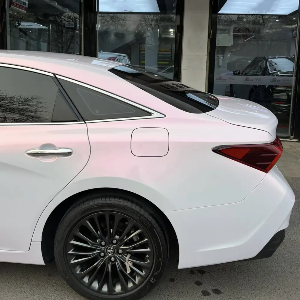 Ravoony Plus PET Flower Pink Car Wrap Toyota Avalon Wrap
