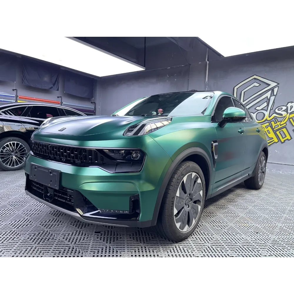 Ravoony Plus Pure Metal Emerald Green Car Wrap