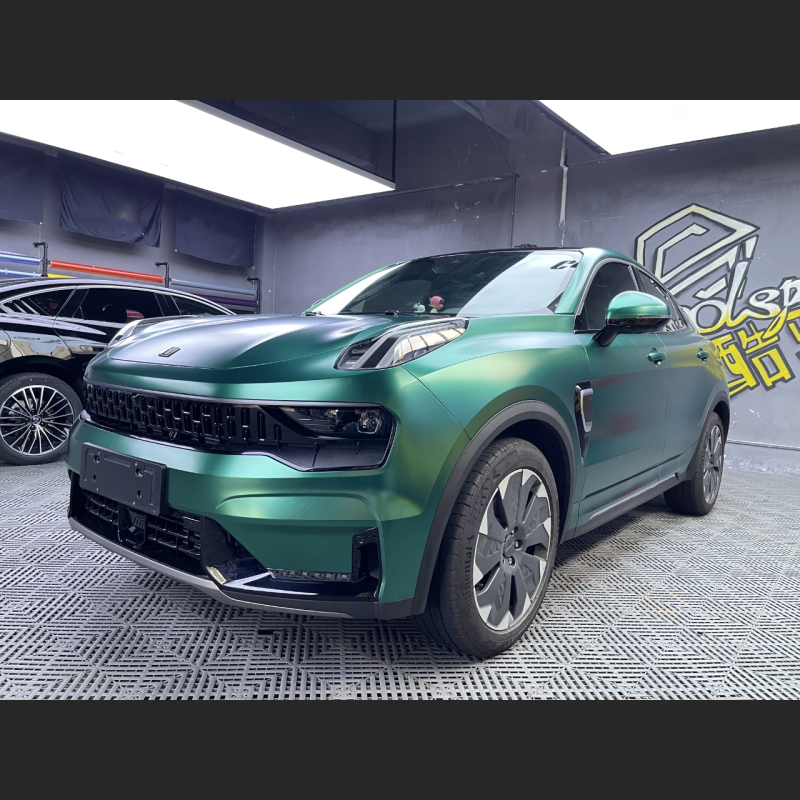 Ravoony Plus Pure Metal Emerald Green Car Wrap
