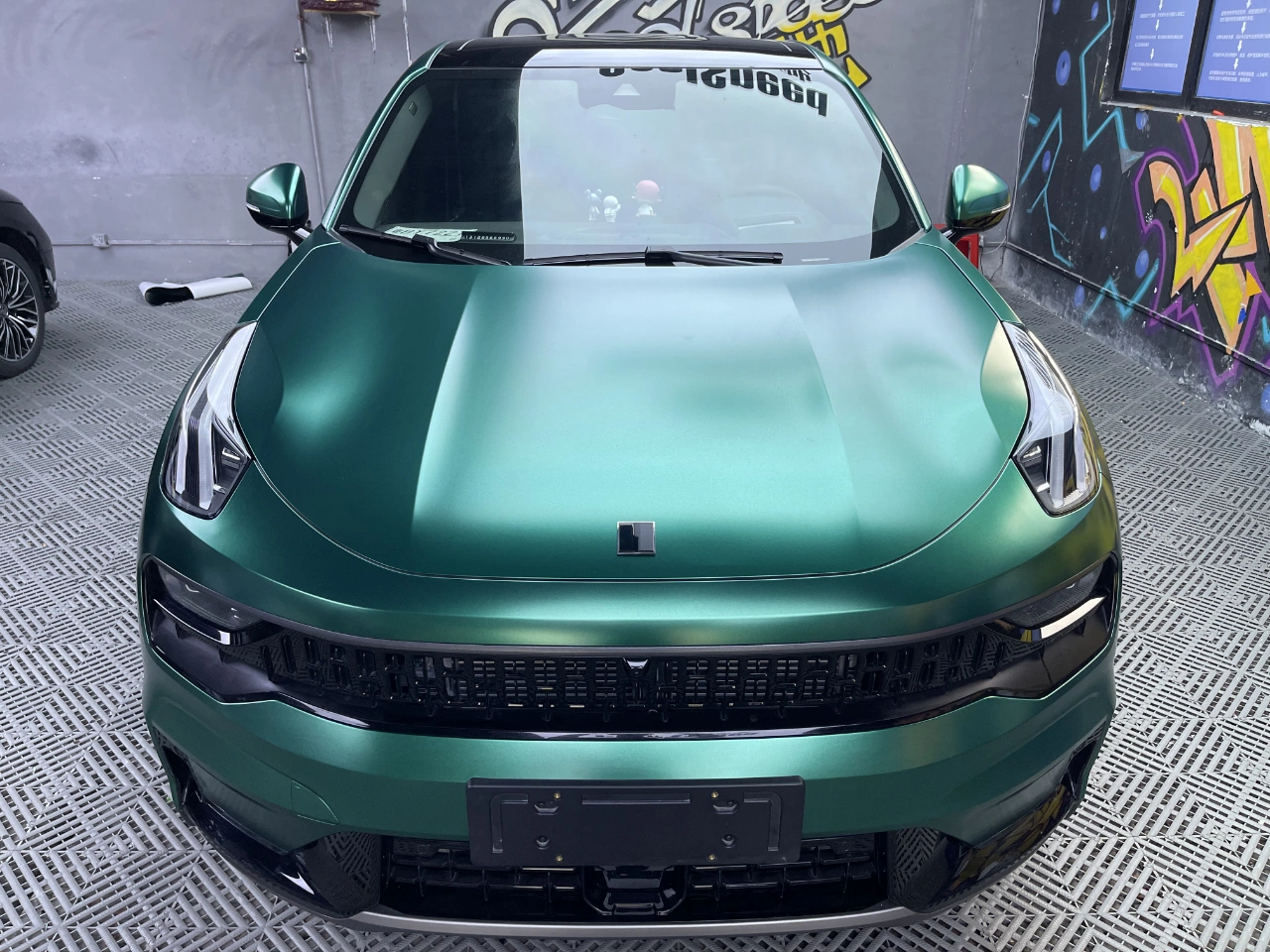 Ravoony Plus Pure Metal Emerald Green Car Wrap