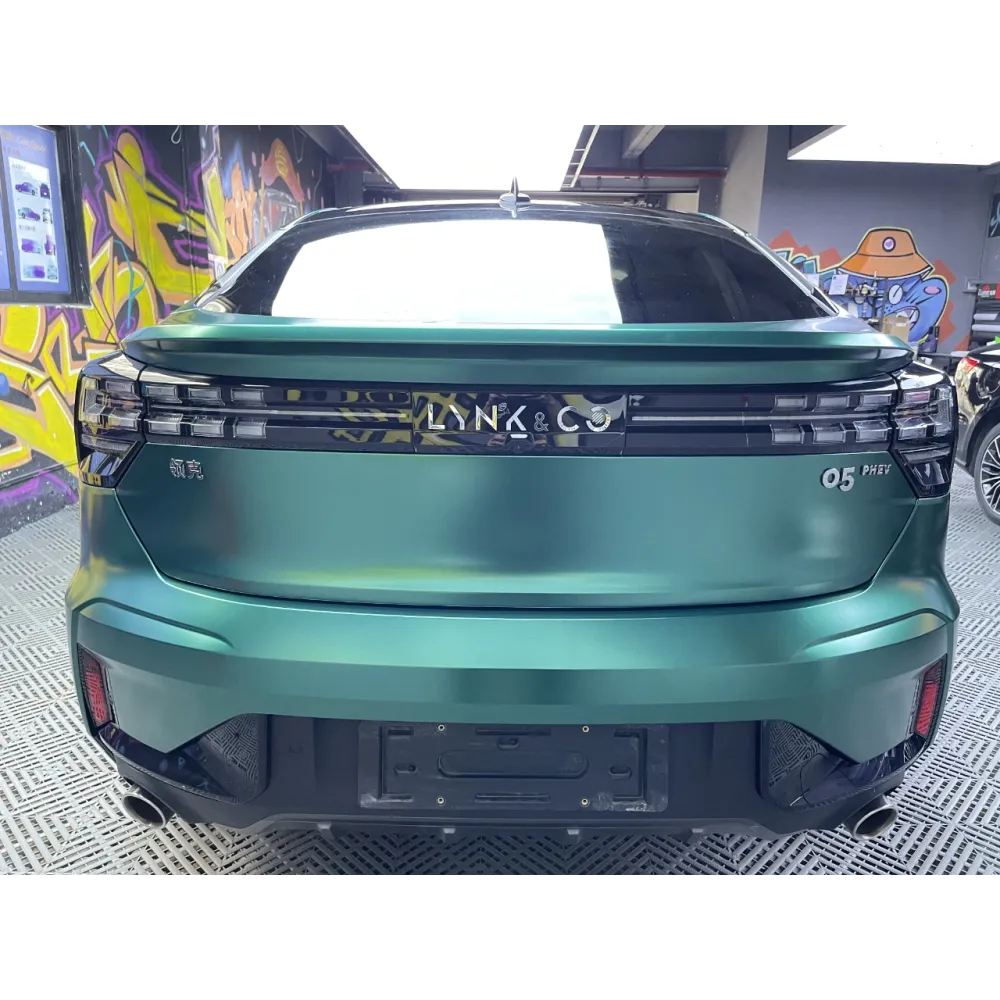 Ravoony Plus Pure Metal Emerald Green Car Wrap