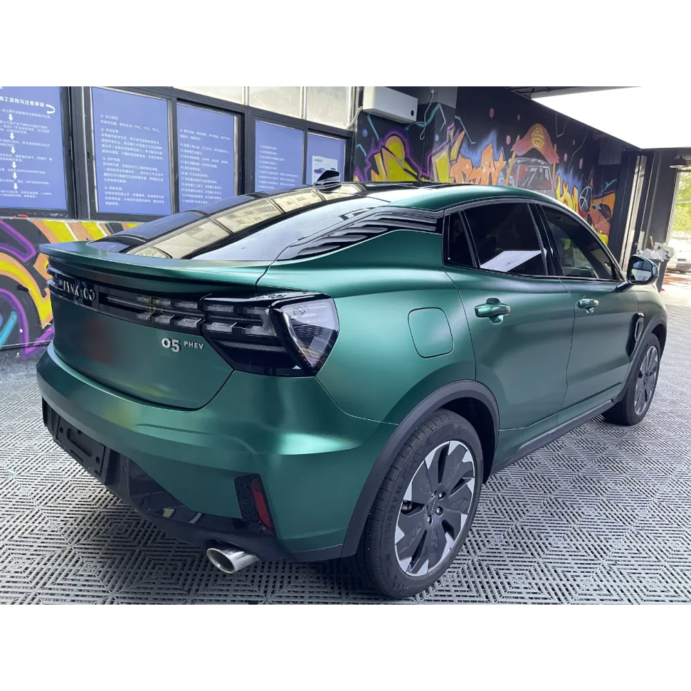 Ravoony Plus Pure Metal Emerald Green Car Wrap
