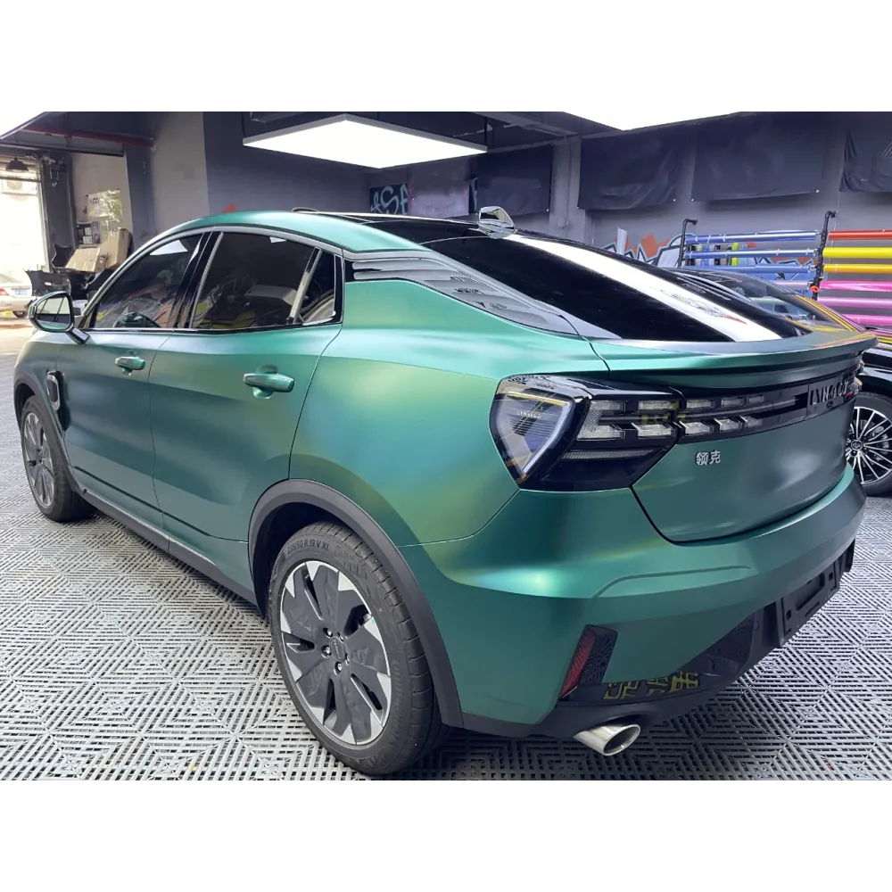 Ravoony Plus Pure Metal Emerald Green Car Wrap