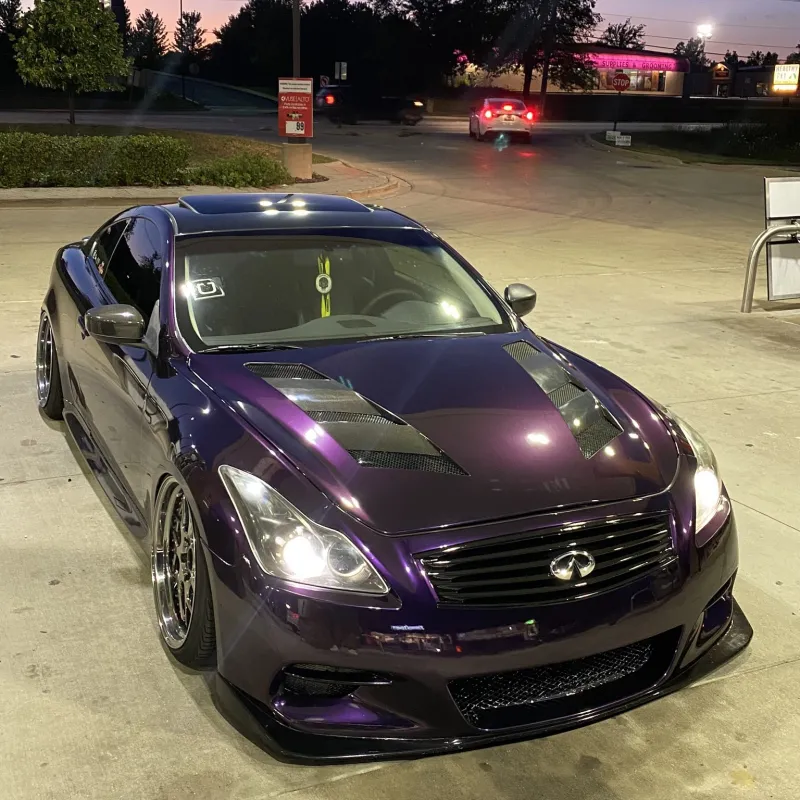 Gloss Midnight Purple Car Vinyl Wrap