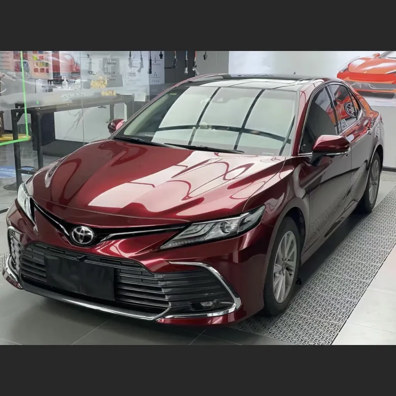 Ravoony Plus Liquid Metallic Dragon Blood Red Vinyl Car Wrap Toyota Camry Wrap