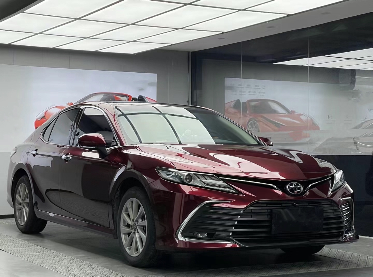 Ravoony Plus Liquid Metallic Dragon Blood Red Vinyl Car Wrap Toyota Camry Wrap