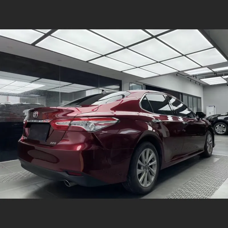 Ravoony Plus Liquid Metallic Dragon Blood Red Vinyl Car Wrap Toyota Camry Wrap