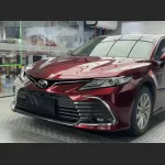 Ravoony Plus Liquid Metallic Dragon Blood Red Vinyl Car Wrap Toyota Camry Wrap
