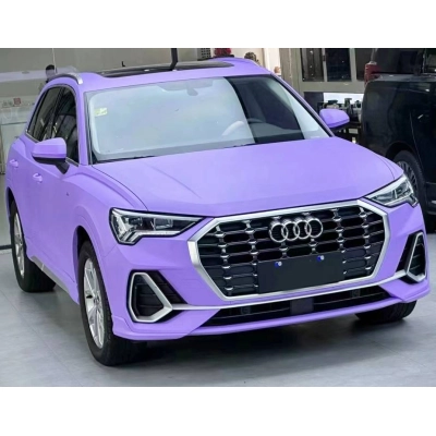 Ravoony Plus Matte Lavender Car Wrap Audi Q3 Wrap 02
