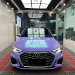 Ravoony Plus Twin Candy Purple Green Car Wrap Audi A3L Wrap