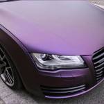 Ravoony Plus Ultimate Flat Magic Purple Car Vinyl Wrap Audi A7 Wrap