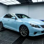 Ravoony Plus Glossy Crystal Glacier Blue Car Wrap Toyota Reiz Wrap