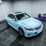 Ravoony Plus Glossy Crystal Glacier Blue Car Wrap Toyota Reiz Wrap