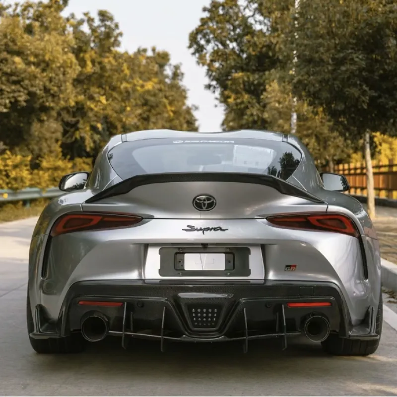 Ravoony Plus GT Silver Car Vinyl Wrap Toyota Supra Wrap