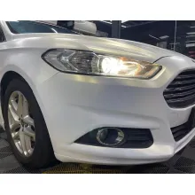 Satin Ceramic White to Gold Car Wrap