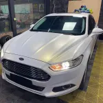    Ravoony Plus Satin Ceramic White to Gold Car Wrap