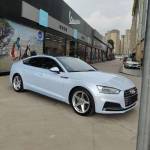 Ravoony Plus Glossy Macaron Jazz Blue Car Vinyl Wrap Audi A5 Wrap