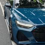 Ravoony Plus Glossy Porsche Deep Blue Car Vinyl Wrap Audi RS6 Wrap