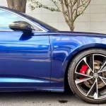 Ravoony Plus Porsche Gloss Gentian Blue Vinyl Car Wrap Audi S6 Wrap