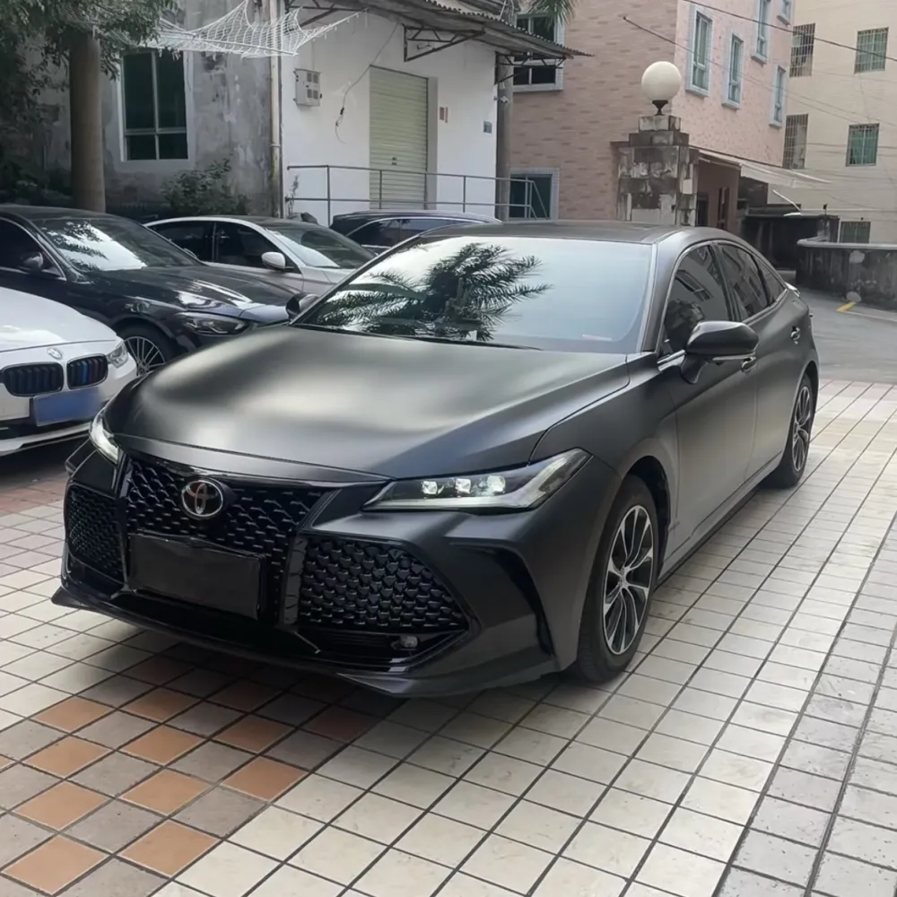 Ravoony Plus Satin Black Car Wrap Toyota Abaron Wrap