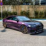 Ravoony Plus Audi Gloss Velvet Purple Car Vinyl Wrap Audi A6L Wrap