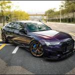 Ravoony Plus Audi Gloss Velvet Purple Car Vinyl Wrap Audi A6L Wrap