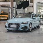 Ravoony Plus Glossy Crystal Glacier Blue Car Wrap Audi A5 Wrap