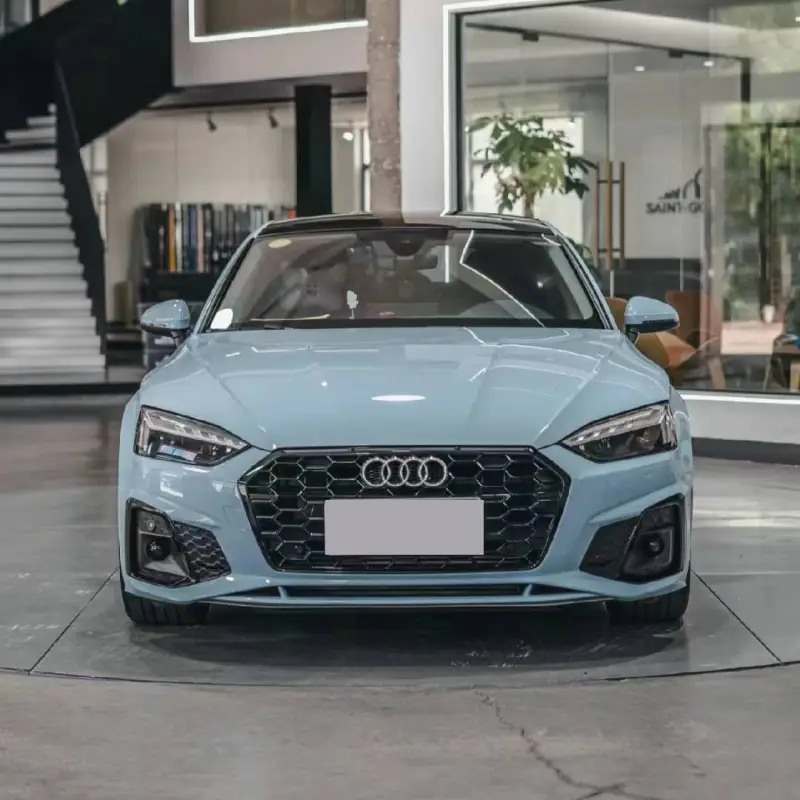 Ravoony Plus Glossy Crystal Glacier Blue Car Wrap Audi A5 Wrap