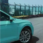 Ravoony Plus Pure Metal Tiffany Blue Car Wrap Audi Q5 Wrap