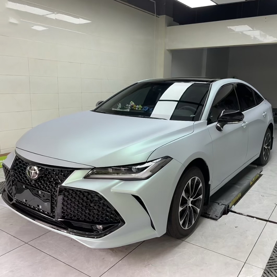 Ravoony Plus Ultra-Matte Green Blue Car Vinyl Wrap Toyota Avalon Wrap