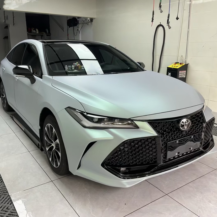 Ravoony Plus Ultra-Matte Green Blue Car Vinyl Wrap Toyota Avalon Wrap