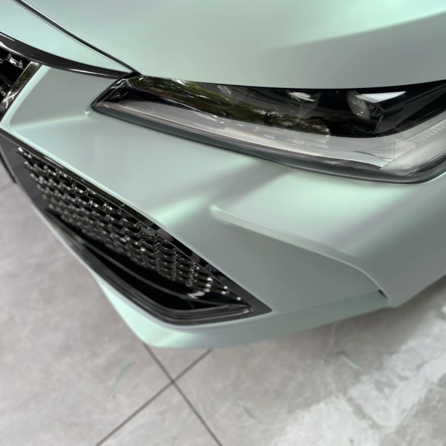 Ravoony Plus Ultra-Matte Green Blue Car Vinyl Wrap Toyota Avalon Wrap
