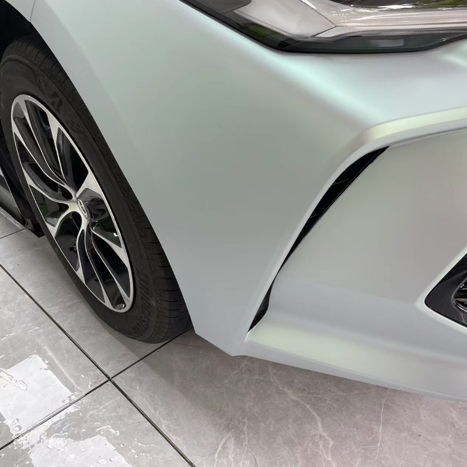 Ravoony Plus Ultra-Matte Green Blue Car Vinyl Wrap Toyota Avalon Wrap