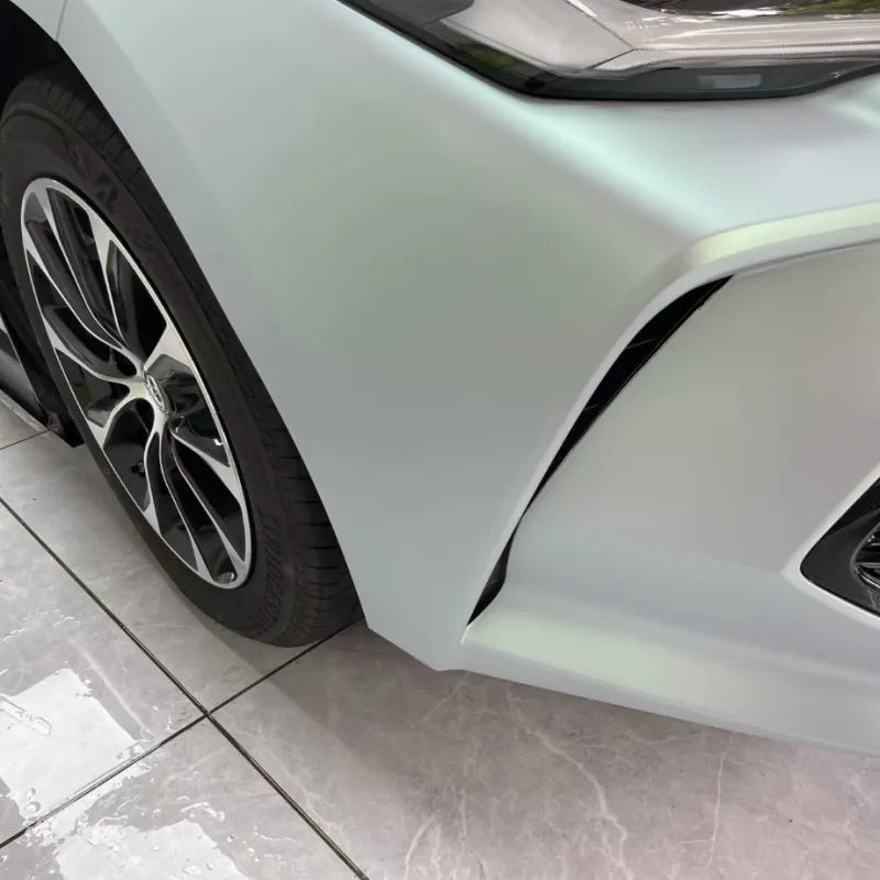Ravoony Plus Ultra-Matte Green Blue Car Vinyl Wrap Toyota Avalon Wrap
