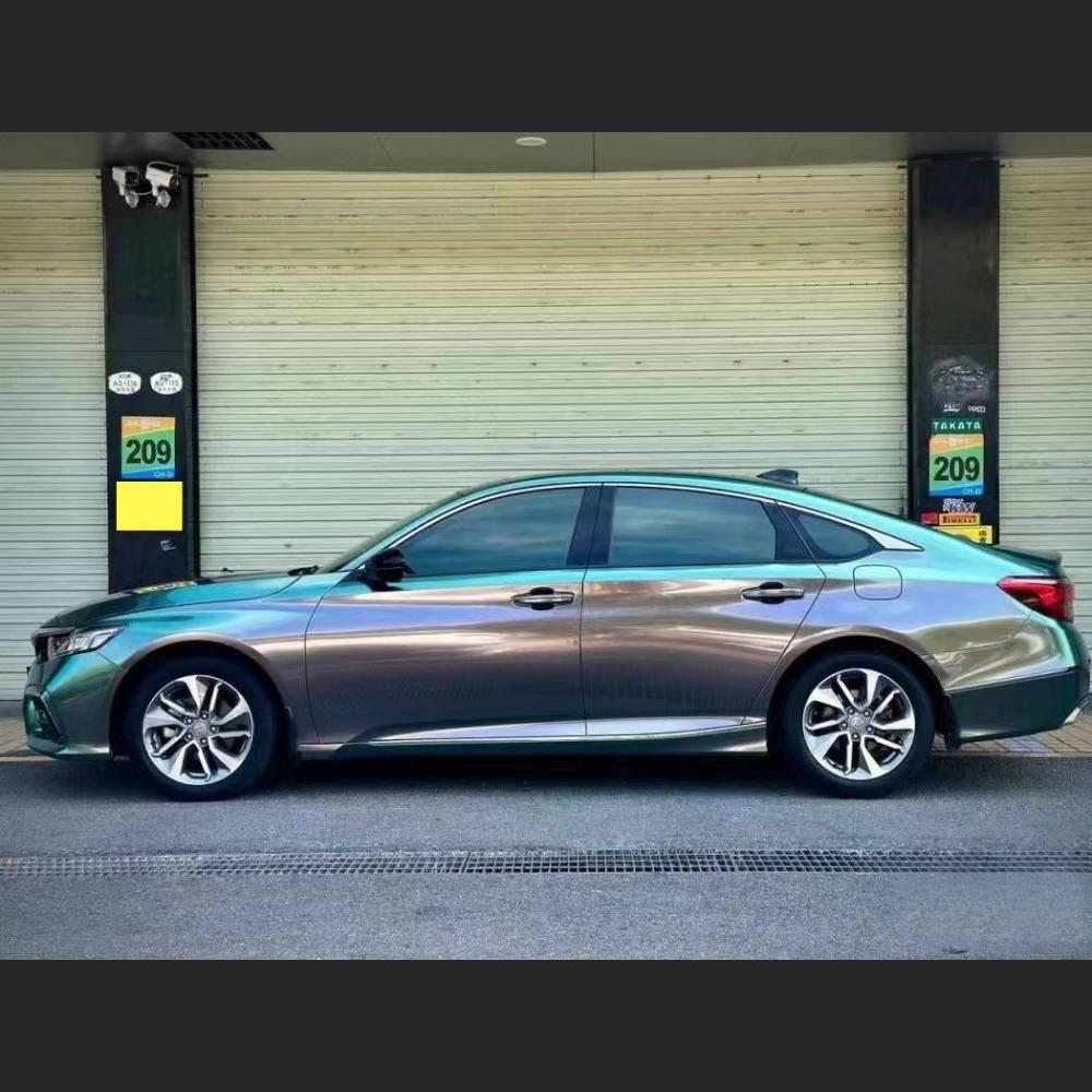Ravoony Plus Glossy Diamond Micro Celadon Green Car Wrap