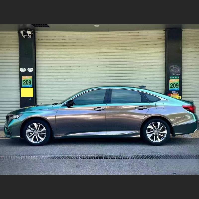 Ravoony Plus Glossy Diamond Micro Celadon Green Car Wrap