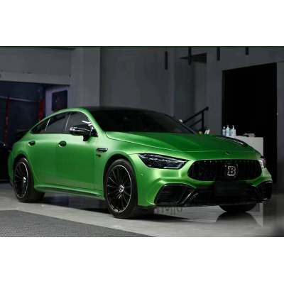 Ravoony Plus Ultra-Matte Flame Green Car Wrap 02