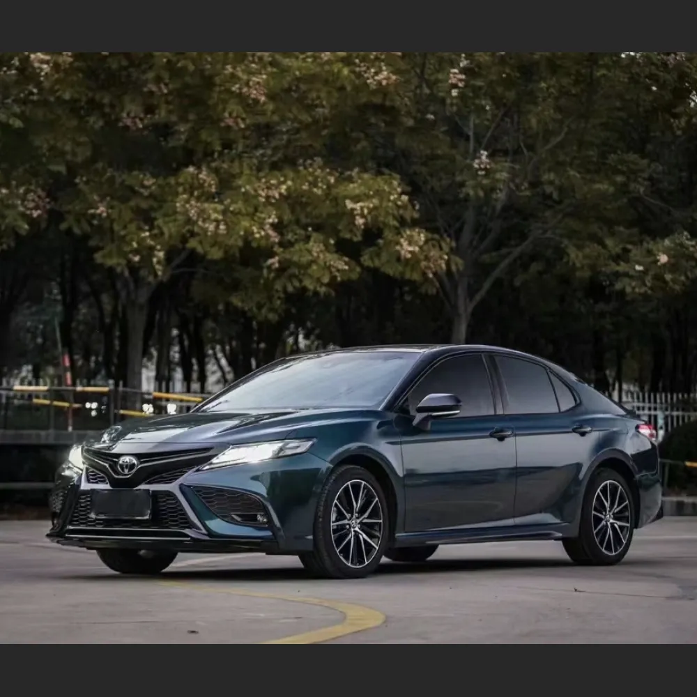Ravoony Plus Gloss Metallic Midnight Green Car Wrap Toyota Camry Wrap