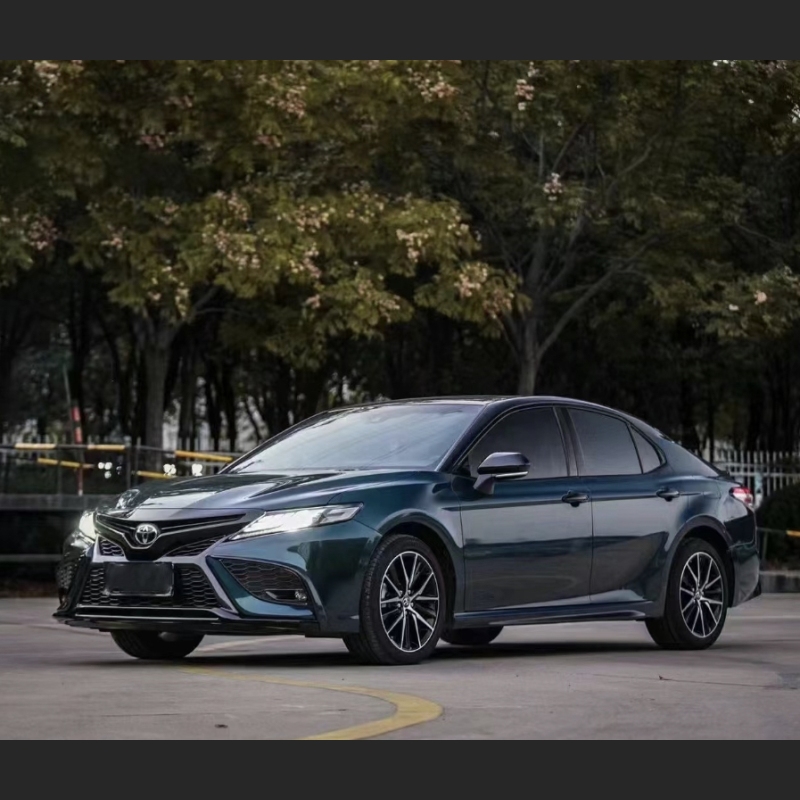 Ravoony Plus Gloss Metallic Midnight Green Car Wrap Toyota Camry Wrap