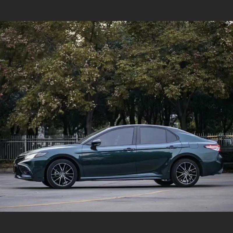 Ravoony Plus Gloss Metallic Midnight Green Car Wrap Toyota Camry Wrap