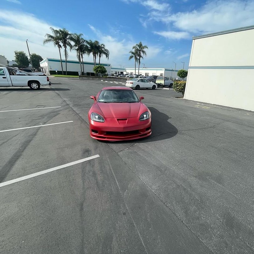 Ravoony Plus Matte Red Metallic Car Vinyl Wrap