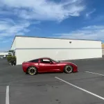 Ravoony Plus Matte Red Metallic Car Vinyl Wrap